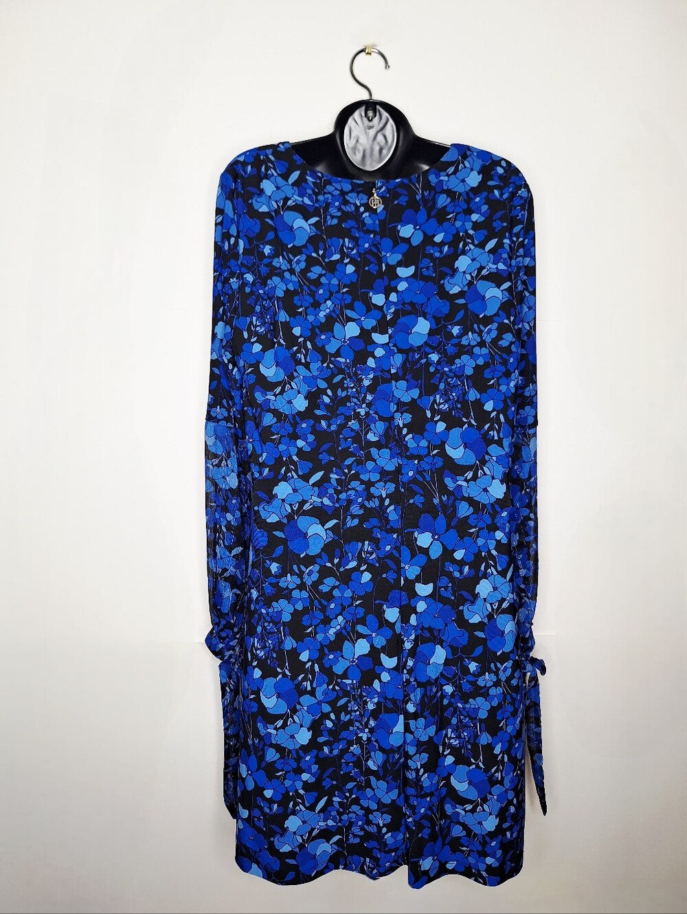 Tommy Hilfiger"Vibrant In Blue Floral"Plus Size,Quite Luxury, Bloom Core, Dress. - Picture 2 of 10